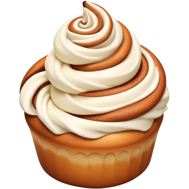 Cinnabon with a bow emoji