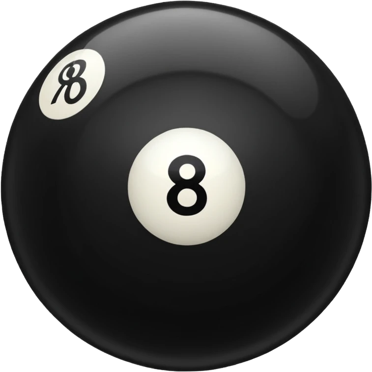 eight ball (billards) emoji