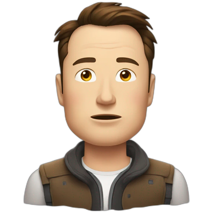 elon musk tired hard emoji