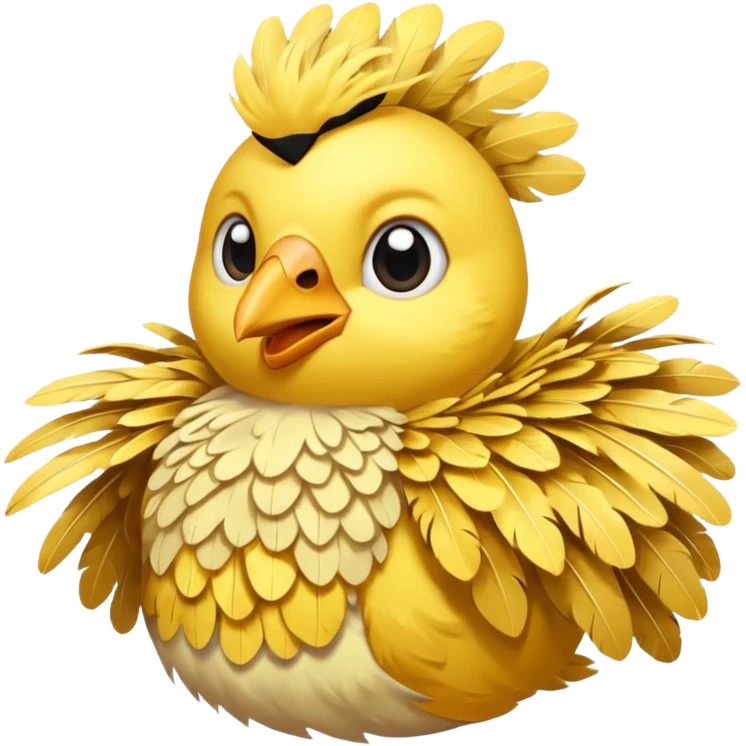 bird thats been electricuted but do not show electrication shocks. Yellow emoji
