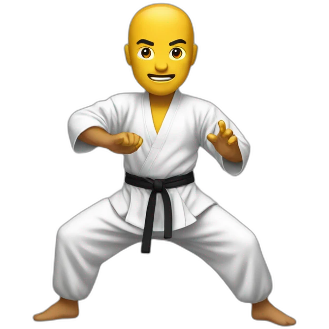 kung fu emoji