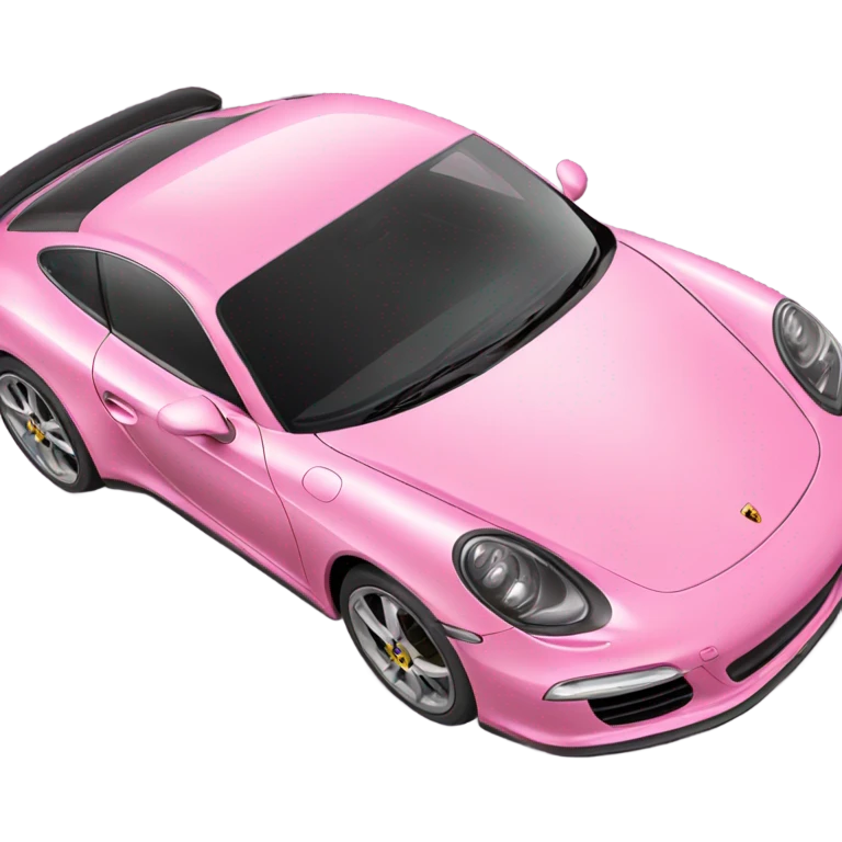 pink porsche emoji