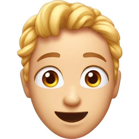 Crée-moi un emoji avec des cœurs dans les yeux comme les iPhone emoji