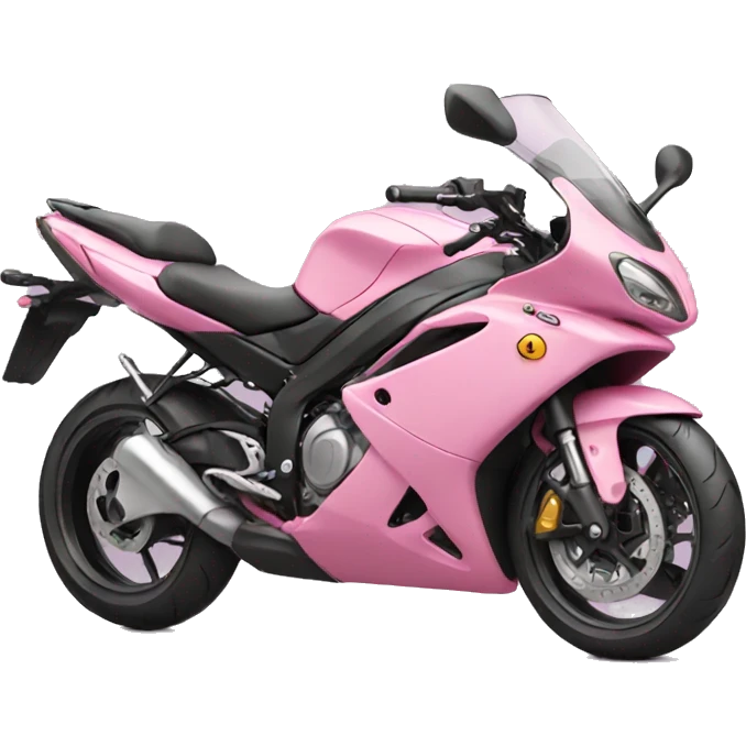Pink motorbike emoji