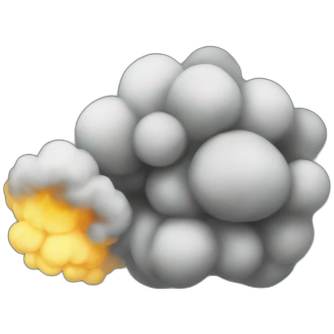 Smoke puff emoji