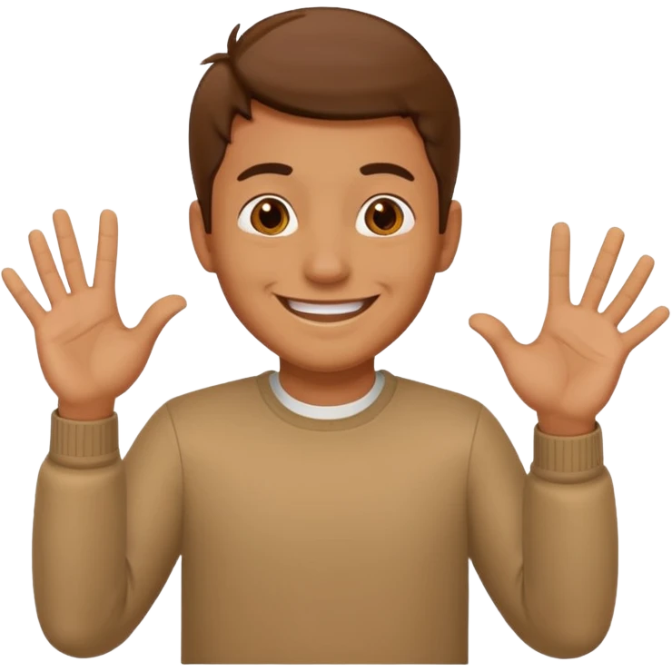 Mano asiendo seña de s emoji