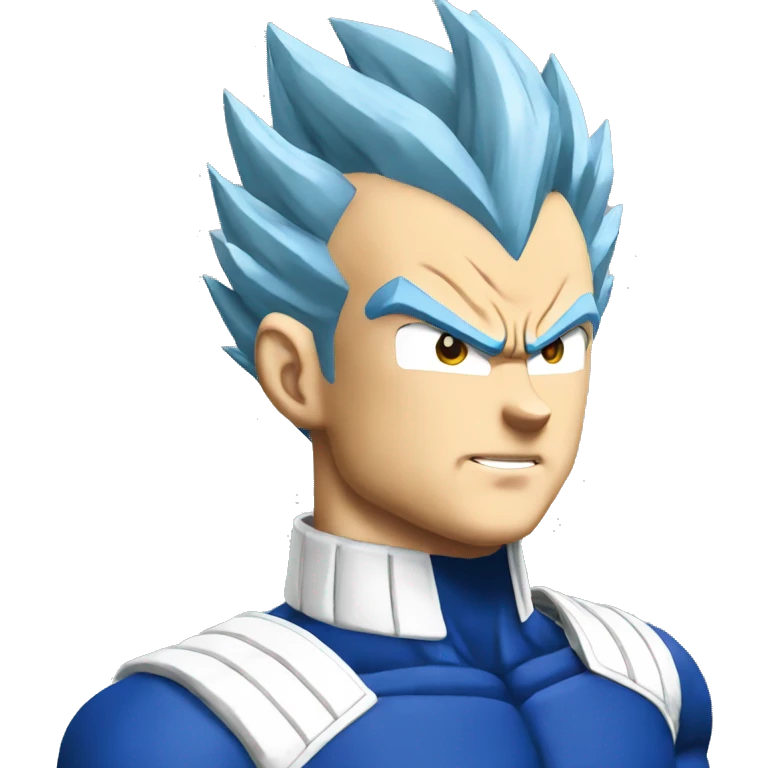 Vegeta blue emoji