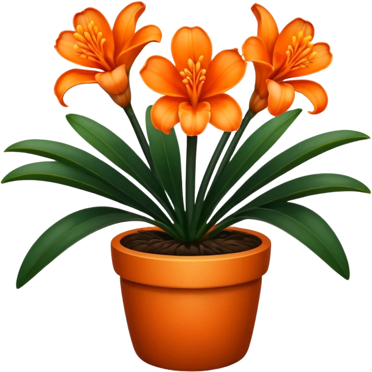Clivia plant emoji
