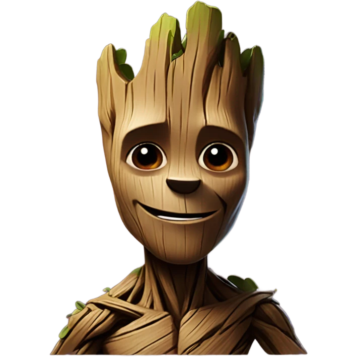 Groot partying emoji