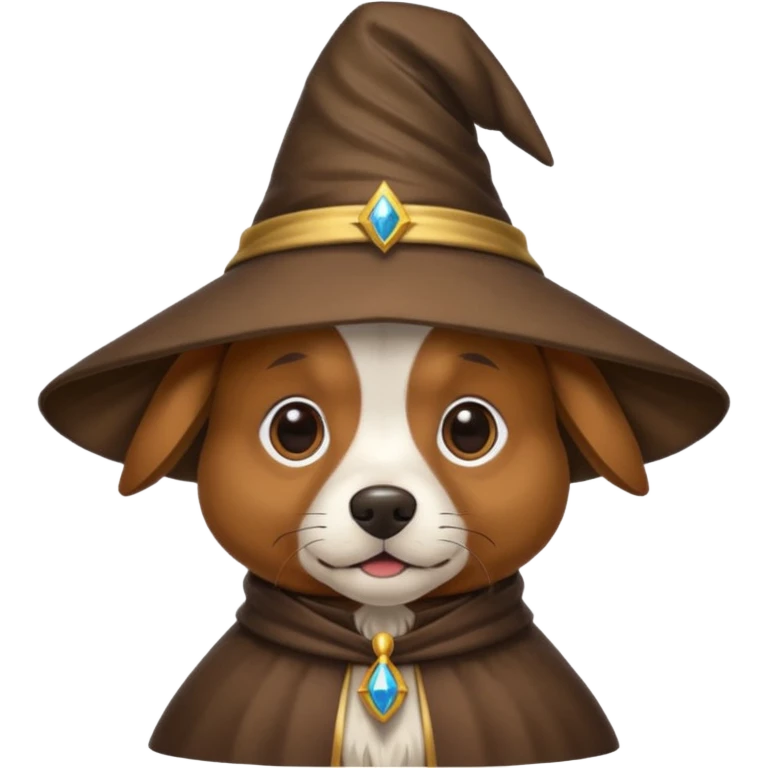 Dog wizard emoji