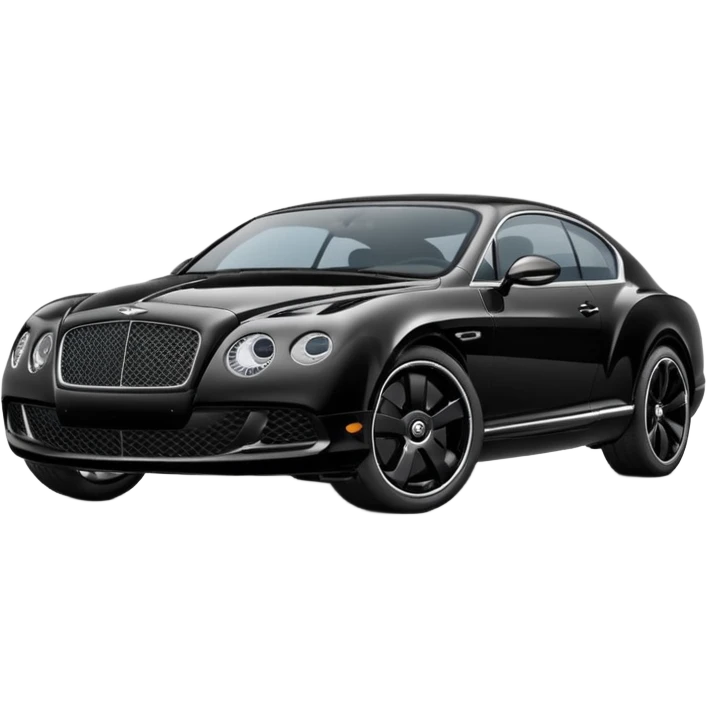 black bentley, black rims emoji