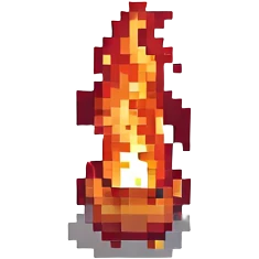 a boy with fire emoji
