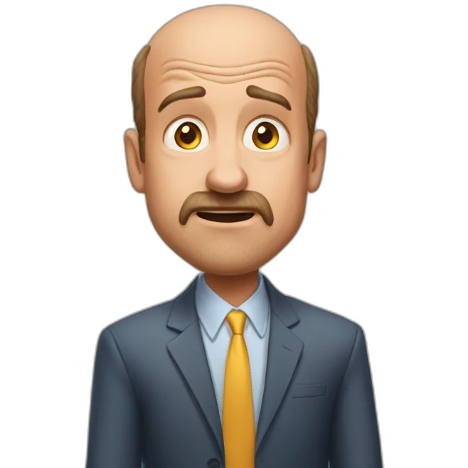 Jim cramer in disbelief emoji