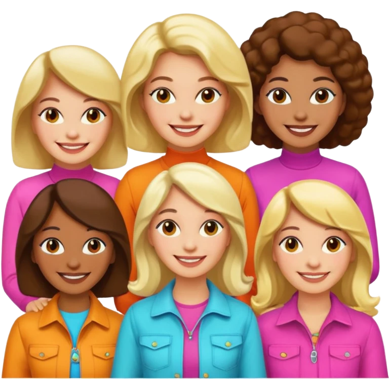 70s 80s women emoji