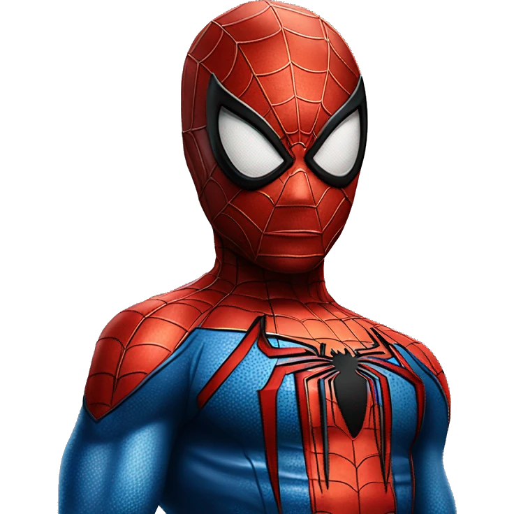 The superhero spiderman  emoji