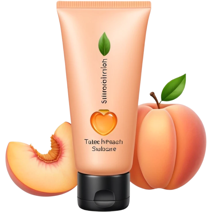 pale peach skincare tube emoji