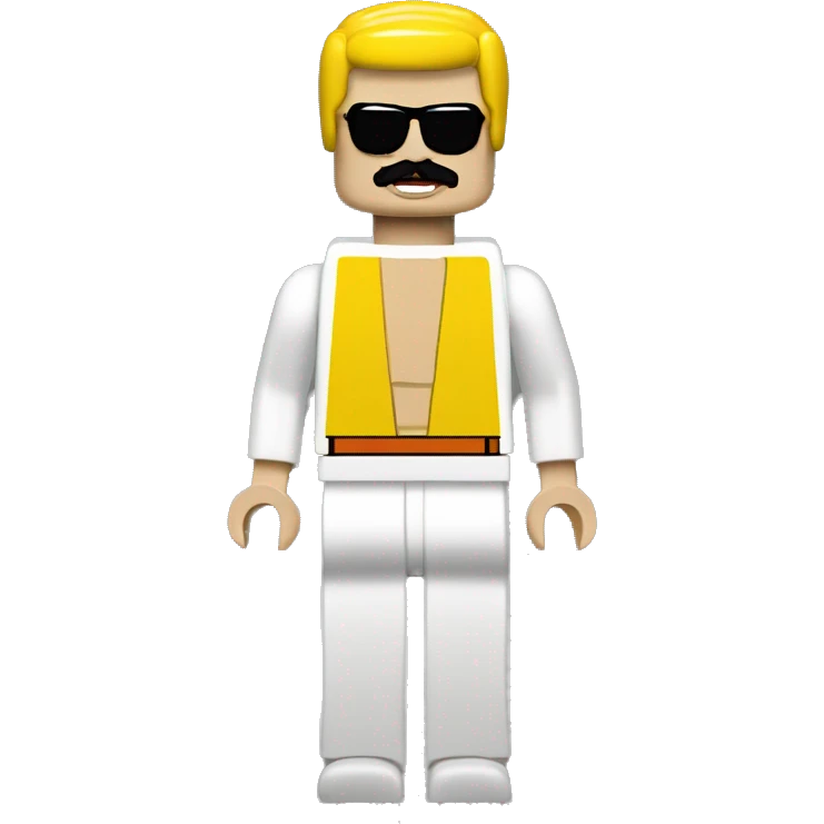 FREDDIE MERCURY lego full body emoji
