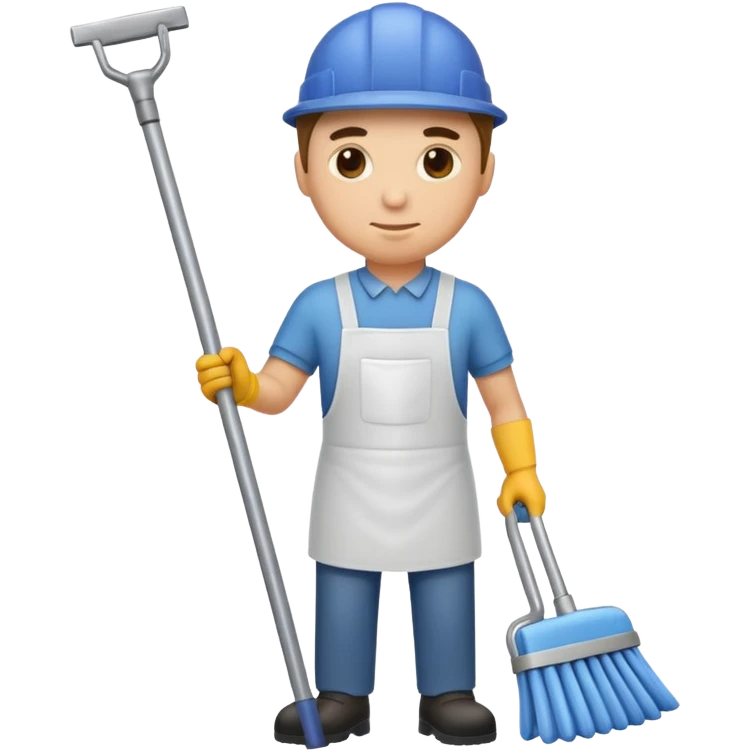 man cleaner emoji