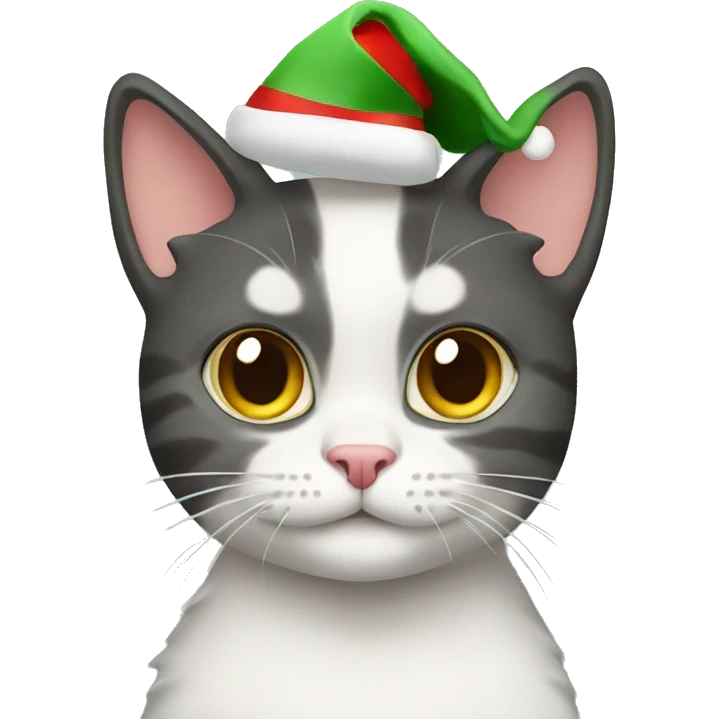 2 christmas cats emoji