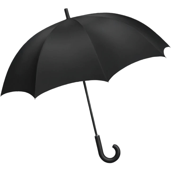 black umbrella emoji