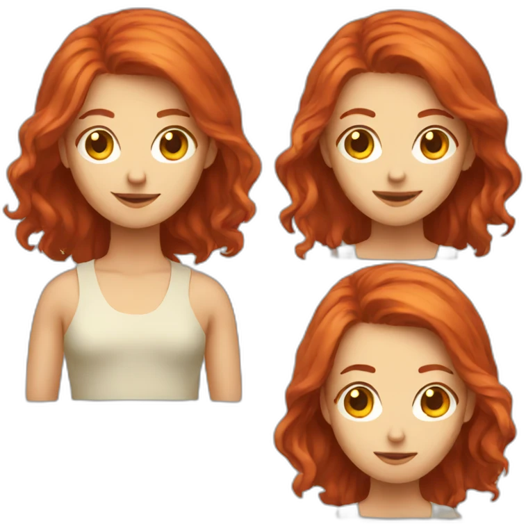 red hair ux researcher emoji