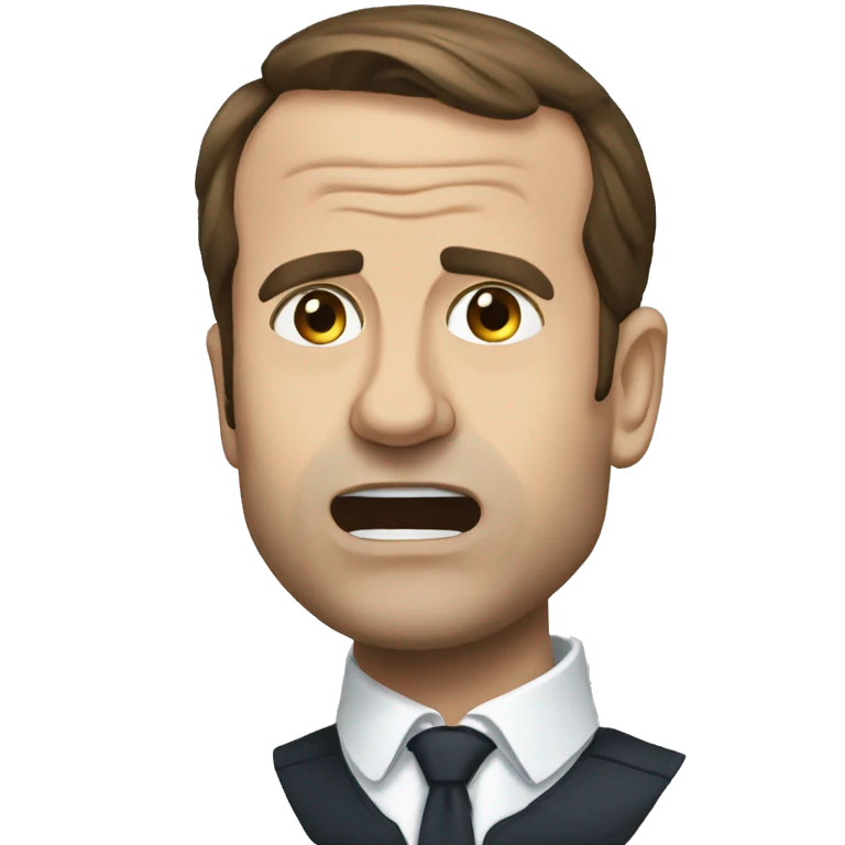 Macron qui pleure  emoji