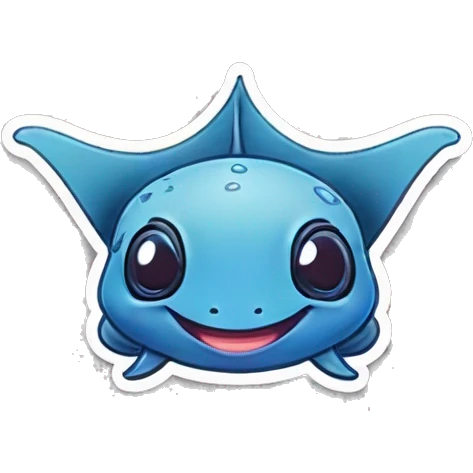 cute Stingray emoji