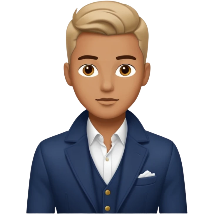 male fashion model emoji
