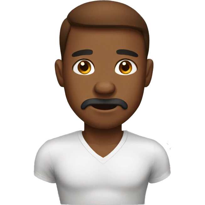 brown boxer with an underbite emoji