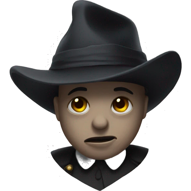 haunting solo in mini hat emoji