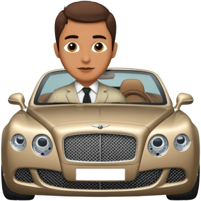 Abid abedi as Principalwith his Bentley emoji