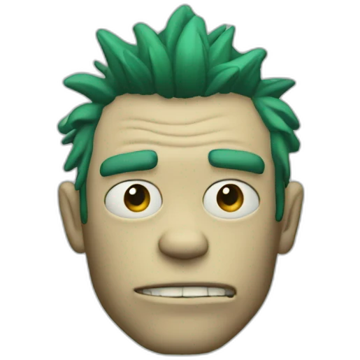 Stuart pot from gorillaz emoji