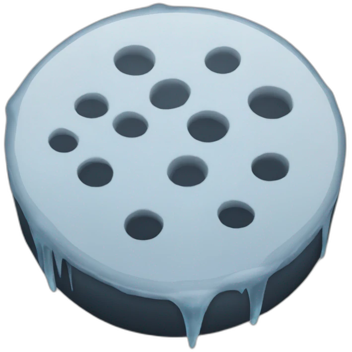 Ice puck emoji