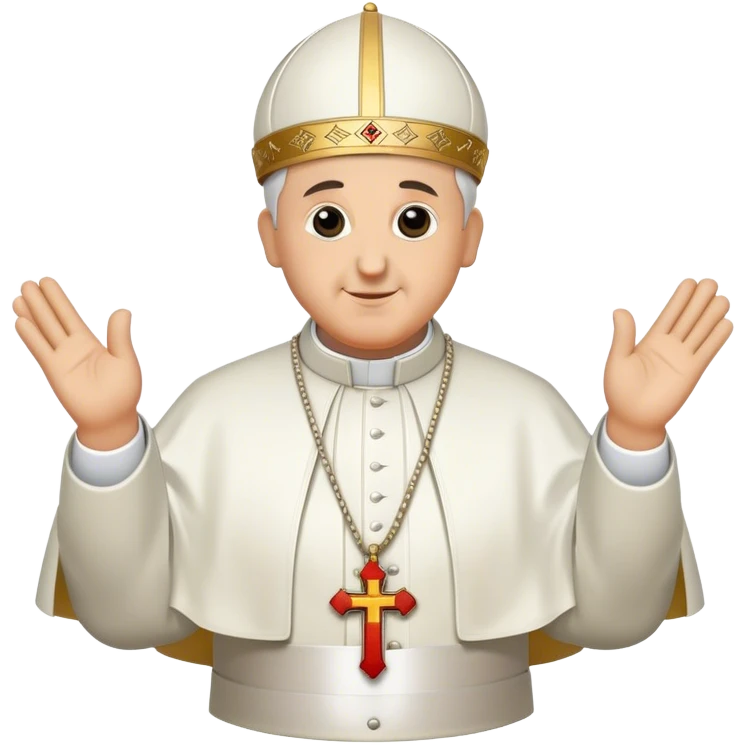 Pope's emblem emoji