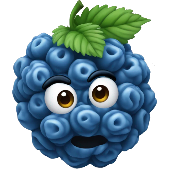 Blue Raspberry  emoji