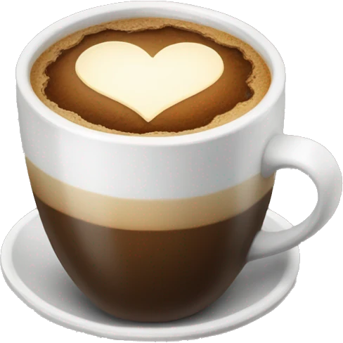 Small coffe heart emoji