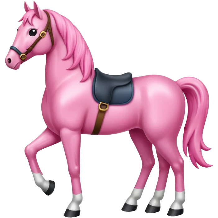 Pink horse emoji