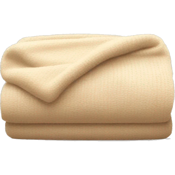 cozy beige blanket  emoji