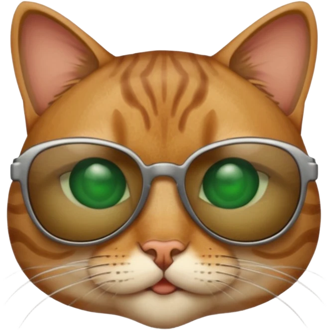 Cat wearing sunglasses emoji
