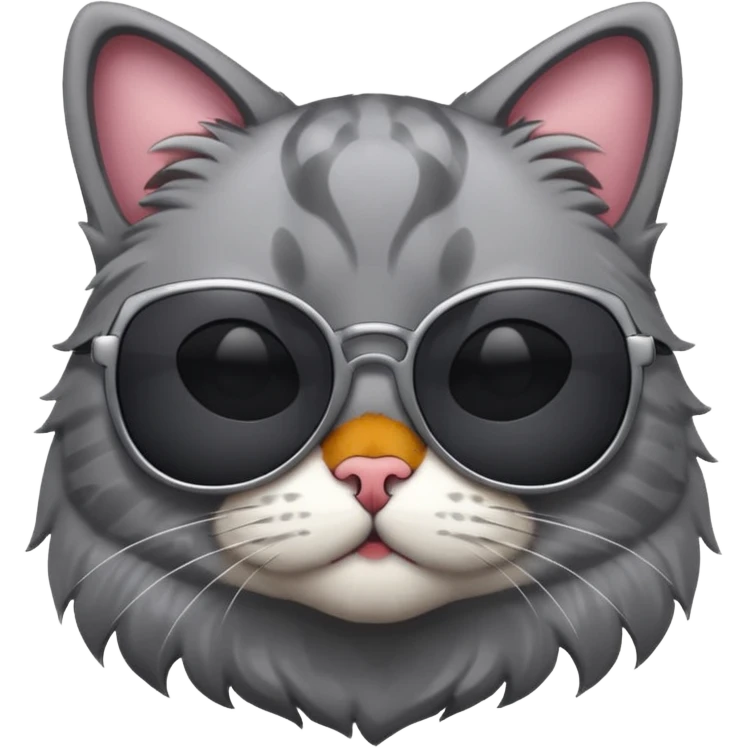 Cat wearing sunglasses emoji