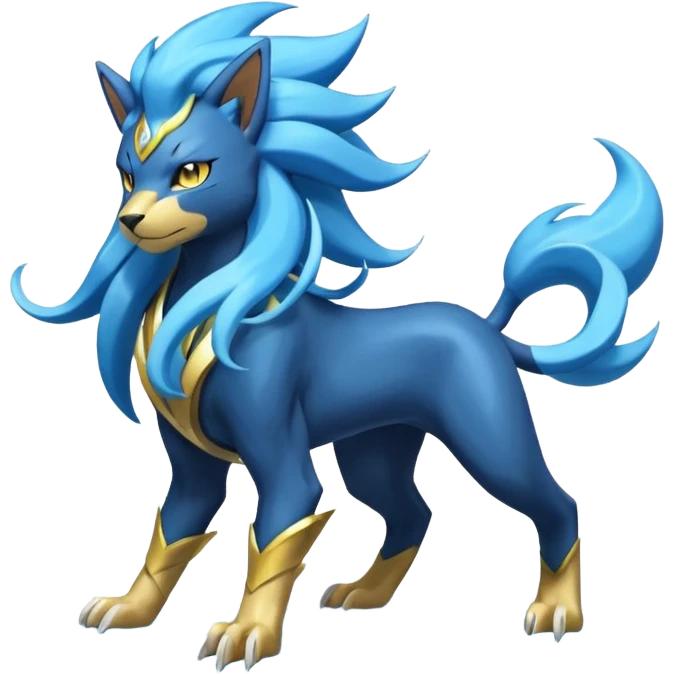 Luxray-Suicune-Amaura-Manectric-fusion emoji
