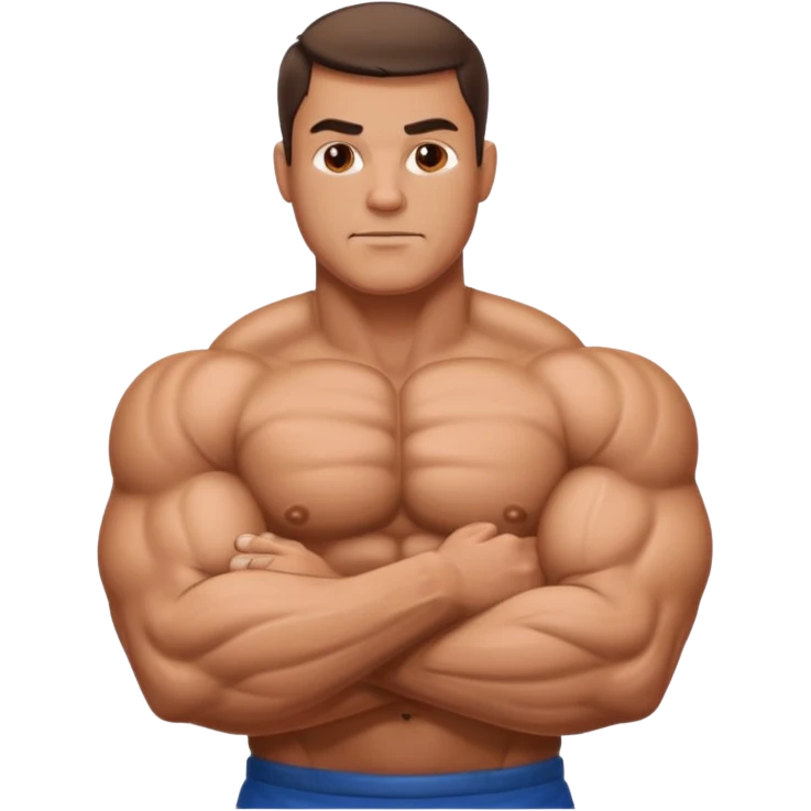 big muscular man arm only emoji