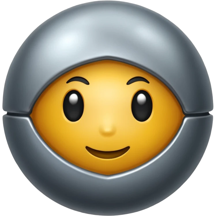Suspicious ball emoji