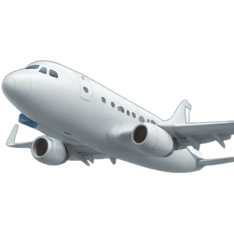 Un chien sur un avion emoji