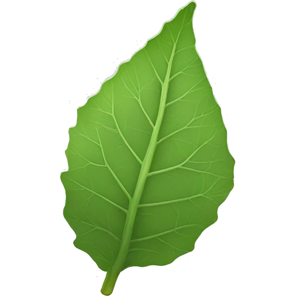 leaf of fig facing downward emoji