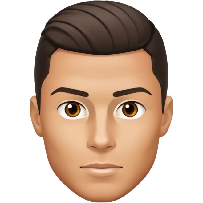 Cristiano Ronaldo's face emoji