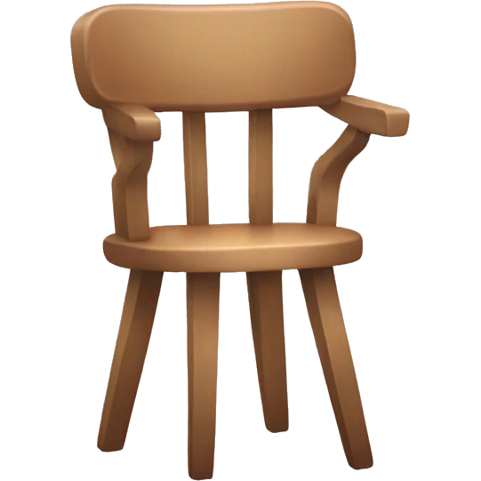 dollhouse chair emoji