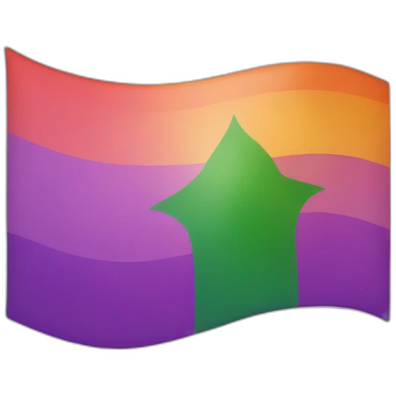 Arabe drapeau gay emoji