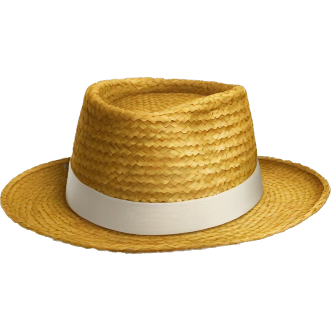 Chapeau de paille emoji