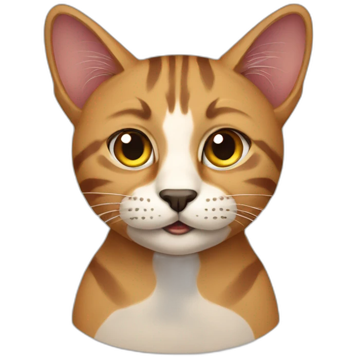An Indian cat emoji